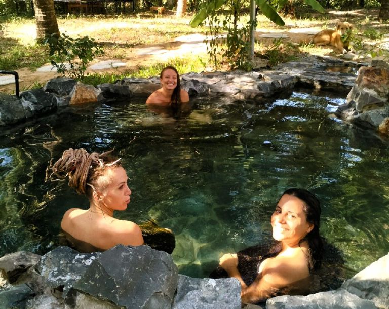 Natural spring bath at Banteay Srey