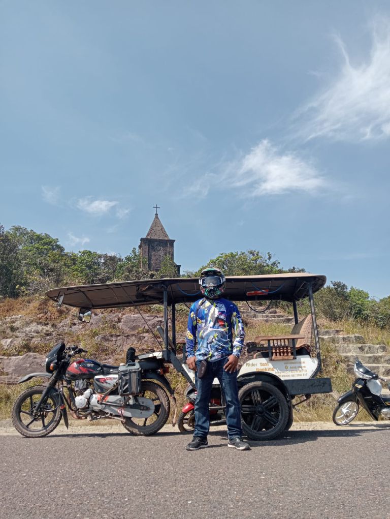 View from Bokor Mountain over the coast